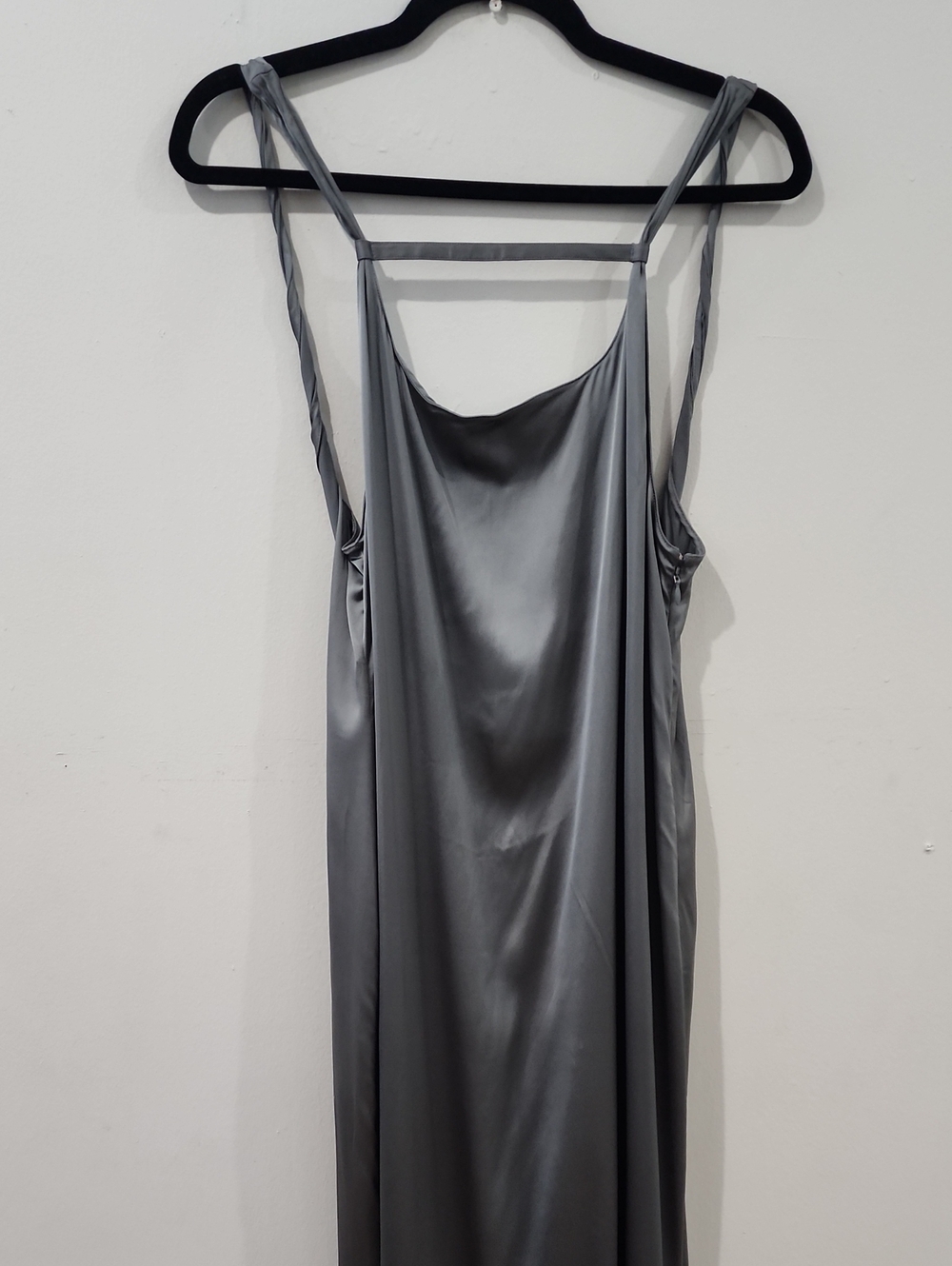 Jacquemus La Robe Mentalo Satin-Twill Long Dress (SZ 42) - Picture 4 of 16